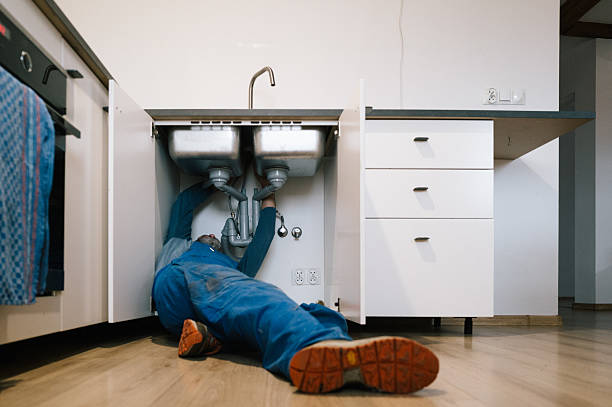 Professional Emergency Plumber technician working in Smyrna, MI